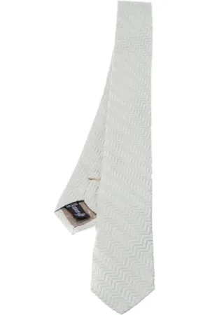 Emporio Armani Femme, Pre-owned, Blanc, Taille: ONE Size Pre-owned Soie accessoires-de-bureau