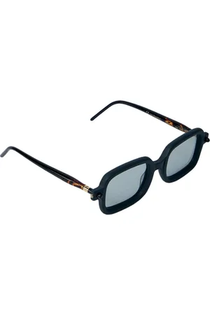 KUBORAUM Unisex, Accessoires, Gris, Taille: ONE Size Lunettes de soleil rectangulaires avec verres teintés