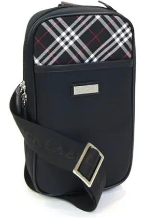 Burberry Femme, Pre-owned, Noir, Taille: ONE Size Pre-owned Cuir sacs-bandouliere