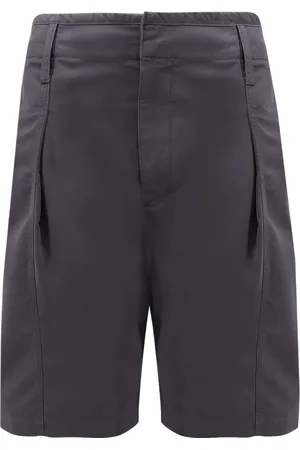LEMAIRE Homme, Shorts, Brun, Taille: S Shorts Marron avec Bretelles Latérales Réglables