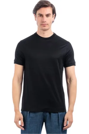 Daniele Fiesoli Homme, Tops, Noir, Taille: XL T-shirt et Polo en Coton Noir