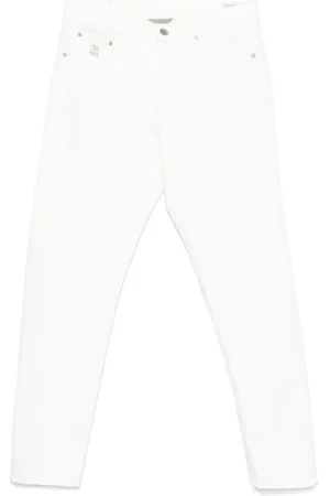 Brunello Cucinelli Homme, Jeans, Blanc, Taille: L Jean Blanc pour un Look Élégant