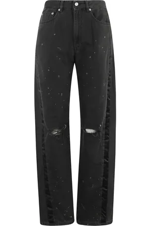 Maison Margiela Femme, Jeans, Noir, Taille: W28 Jean Noir Vintage 5 Poches Jambe Droite