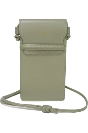 Céline Unisex, Pre-owned, Gris, Taille: ONE Size Pre-owned Cuir trousses-de-toilette