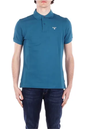 Barbour Homme, Tops, Bleu, Taille: 2XL Polo Bleu T-shirts et Polos
