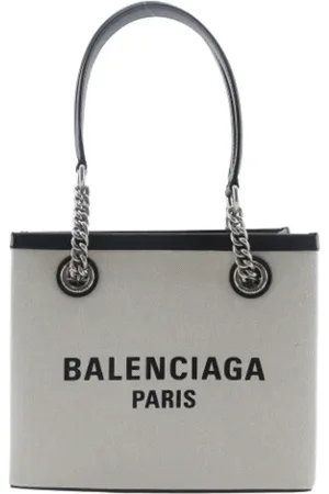 Balenciaga Femme, Pre-owned, Gris, Taille: ONE Size Pre-owned Toile sacs-balenciaga