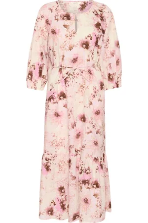 Part Two Femme, Robes, Rose, Taille: 42 FR Robe Rose Fleur Épars