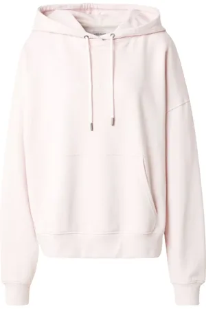 Guess Femme, Sweatshirts et sweats à capuche, Rose, Taille: 40 FR Sweat à capuche brodé