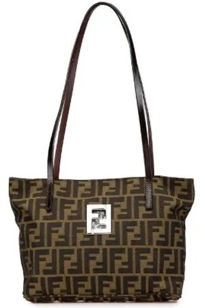 Fendi Femme, Pre-owned, Brun, Taille: ONE Size Pre-owned Toile sacs-fendi