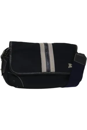 Burberry Femme, Pre-owned, Noir, Taille: ONE Size Pre-owned Nylon sacs-ports-paule