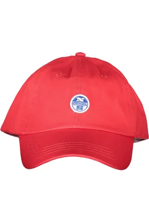 North Sails Unisex, Accessoires, Rouge, Taille: ONE Size Casquette rouge avec visière et logo