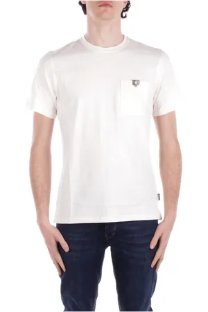 Barbour Homme, Tops, Blanc, Taille: S T-shirts et Polos Blancs avec Logo