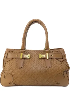 Bottega Veneta Femme, Pre-owned, Brun, Taille: ONE Size Pre-owned Cuir cabas