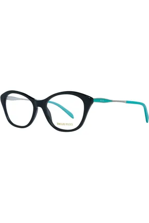 Emilio Pucci Femme, Accessoires, Noir, Taille: ONE Size Montures Optiques Papillon Multicolores