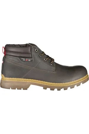 Carrera Homme, Chaussures, Brun, Taille: 43 EU Bottes à lacets contrastants avec logo emblématique