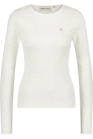 Fabienne Chapot Femme, Tops, Blanc, Taille: 46 FR Tanja Long Sleeve T-Shirt