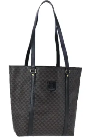 Céline Femme, Pre-owned, Noir, Taille: ONE Size Pre-owned Cuir cabas