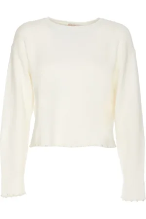 Twin-Set Femme, Pulls, Blanc, Taille: 36 FR Ensemble Pulls Blancs