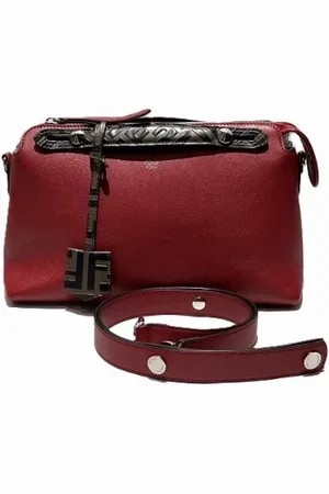 Fendi Femme, Pre-owned, Rouge, Taille: ONE Size Pre-owned Cuir sacs-main