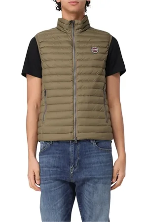 Colmar Homme, Vestes, Vert, Taille: S Gilet Costume Noir Élégant