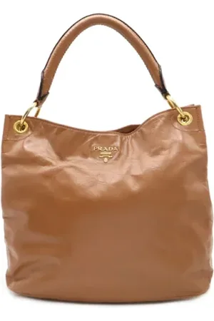 Prada Femme, Pre-owned, Brun, Taille: ONE Size Pre-owned Cuir sacs-prada