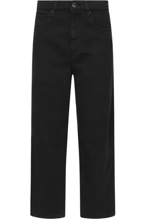 Pinko Femme, Jeans, Noir, Taille: W27 Jean Denim Jambes Larges Noirs
