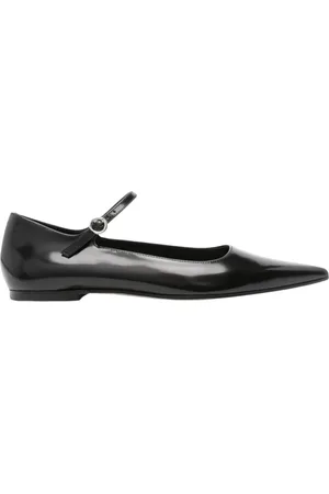 Aeyde Femme, Chaussures, Noir, Taille: 38 EU Ballarines en cuir verni noir