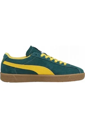 PUMA Homme, Chaussures, Vert, Taille: 43 EU Baskets Classiques en Cuir