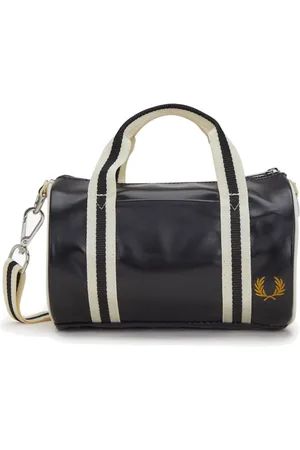 Fred Perry Homme, Sacs, Noir, Taille: ONE Size Mini Barrel Sac