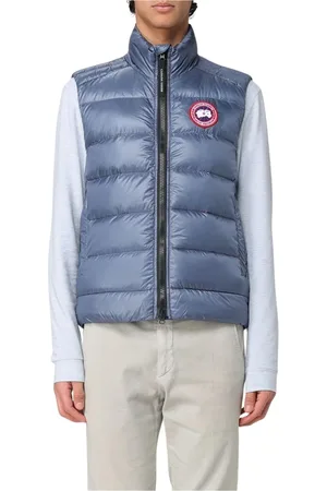 Canada Goose Homme, Vestes, Bleu, Taille: L Gilet Noir Léger et Pliable pour Homme