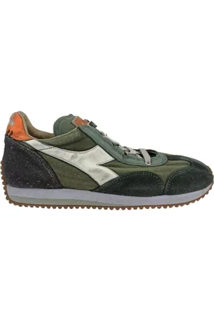 Diadora Homme, Chaussures, Vert, Taille: 44 1/2 EU Baskets Stone Washed pour Homme