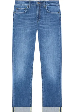 Dondup Femme, Jeans, Bleu, Taille: W27 Jean Mid Rise Made in Italy