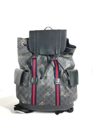 Gucci Femme, Pre-owned, Noir, Taille: ONE Size Pre-owned Coton sacs-gucci