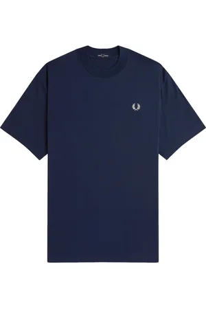 Fred Perry Homme, Tops, Bleu, Taille: S Tee-shirt Champion Brodé Tennis Bleu