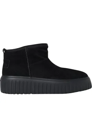 Hogan Femme, Chaussures, Noir, Taille: 35 EU Bottines à Plateforme en Daim