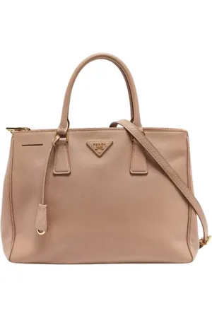 Prada Femme, Pre-owned, Rose, Taille: ONE Size Pre-owned Cuir cabas