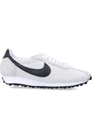 Nike Femme, Chaussures, Blanc, Taille: 35 1/2 EU Baskets en cuir avec semelle intermédiaire en mousse
