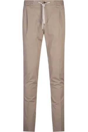 PT Torino Homme, Pantalons, Brun, Taille: XL Pantalon en Lyocell Coton Élasthanne Marron