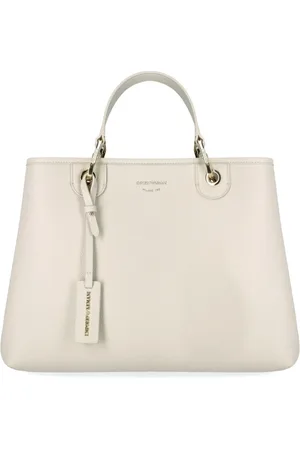 Emporio Armani Femme, Sacs, Blanc, Taille: ONE Size MyEA Corda Terra Sac Shopping