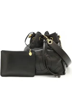 CHANEL Femme, Pre-owned, Noir, Taille: ONE Size Pre-owned Cuir sacs-ports-paule
