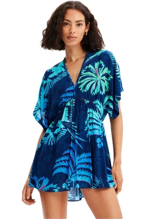 Desigual Femme, Robes, Bleu, Taille: 42 FR Robe femme Ko Samui