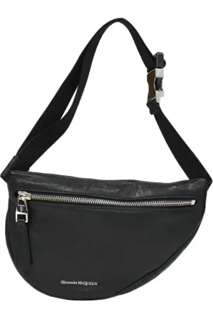Alexander McQueen Homme, Pre-owned, Noir, Taille: ONE Size Pre-owned Cuir sacs-bandouliere