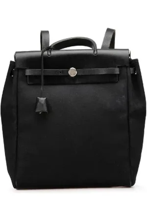 Hermès Femme, Pre-owned, Noir, Taille: ONE Size Pre-owned Cuir sacs-dos