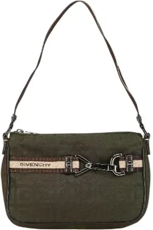 Givenchy Femme, Pre-owned, Vert, Taille: ONE Size Pre-owned Cuir sacs-ports-paule