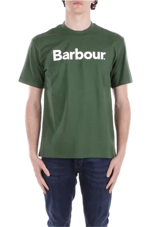 Barbour Homme, Tops, Vert, Taille: S T-shirts et Polos verts avec Logo