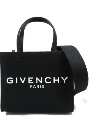 Givenchy Femme, Pre-owned, Noir, Taille: ONE Size Pre-owned Toile sacs-main