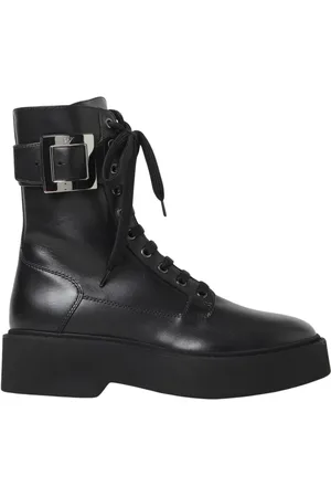 Roger Vivier Femme, Chaussures, Noir, Taille: 38 EU Bottines Noires à Plateforme