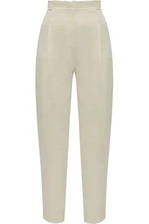HUGO BOSS Femme, Pantalons, , Taille: 42 FR Pantalon Blanc Plissé