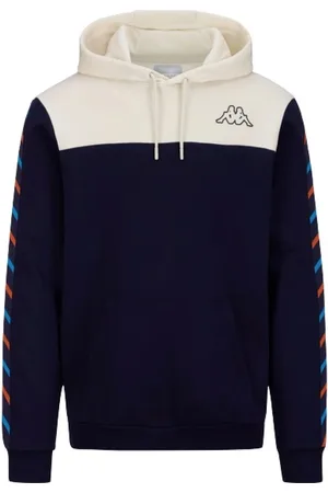 Kappa Homme, Sweatshirts et sweats à capuche, Multicolore, Taille: S Sweat à Capuche Logo Coloré Confort Coton Polaire