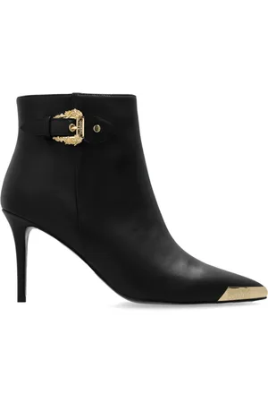 VERSACE Femme, Chaussures, Noir, Taille: 41 EU Bottines à talons